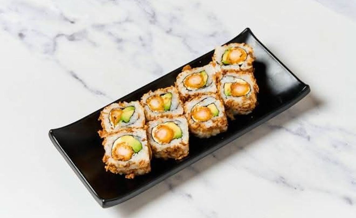 Crispy crevettes tempura