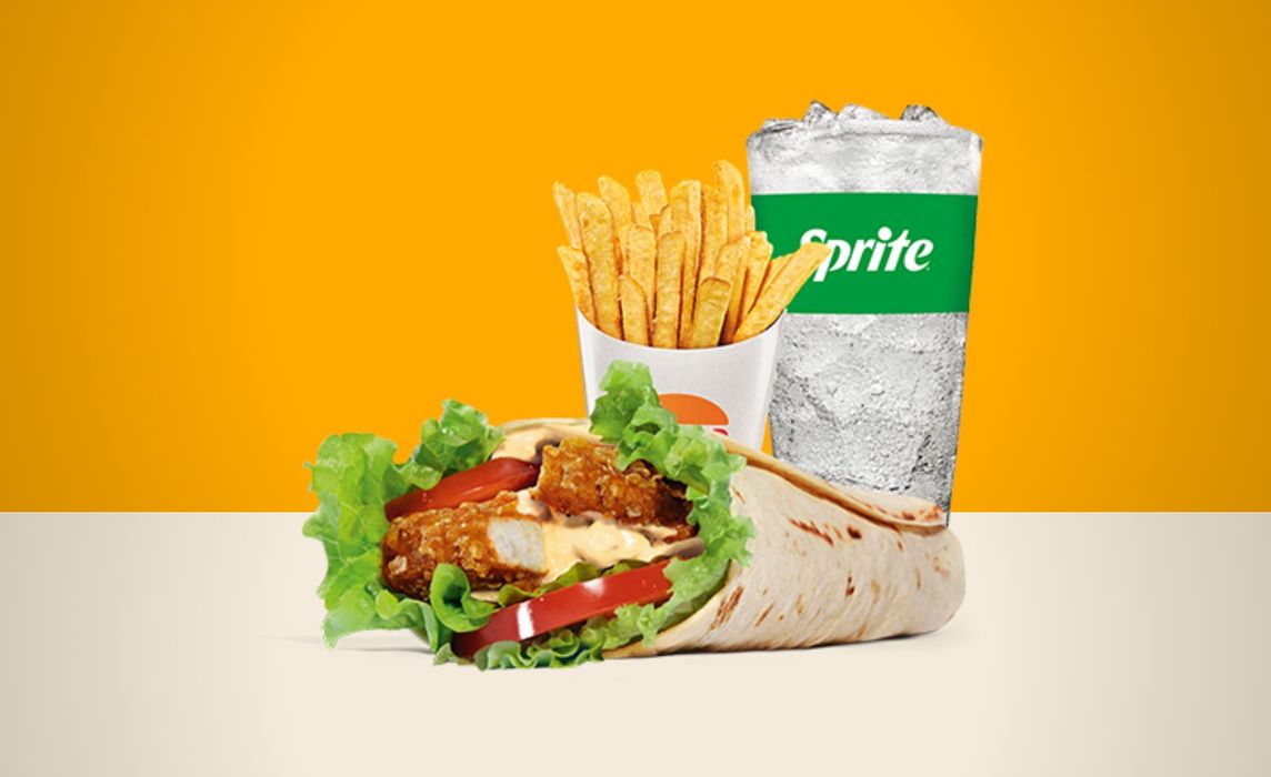 Original Crispy Chicken Wrap Menu