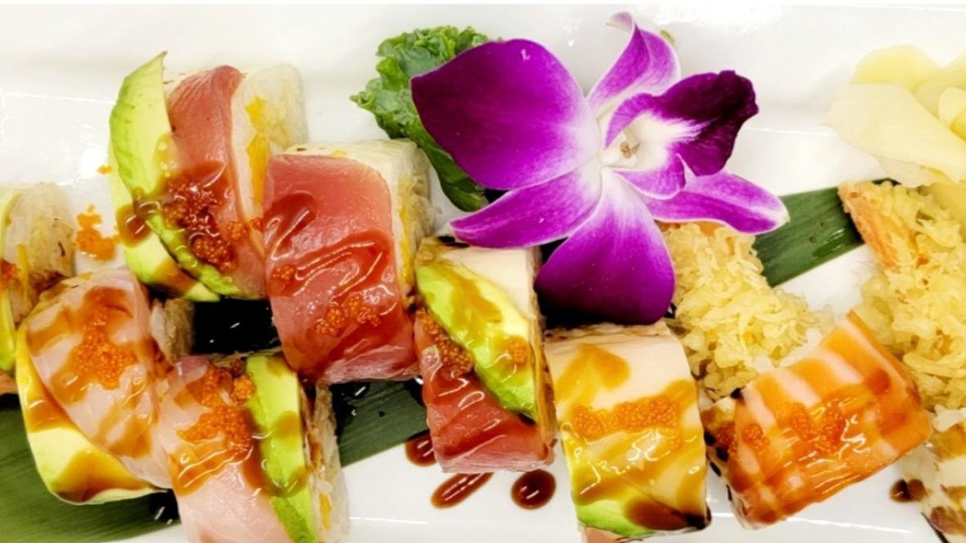 South End Rainbow Roll