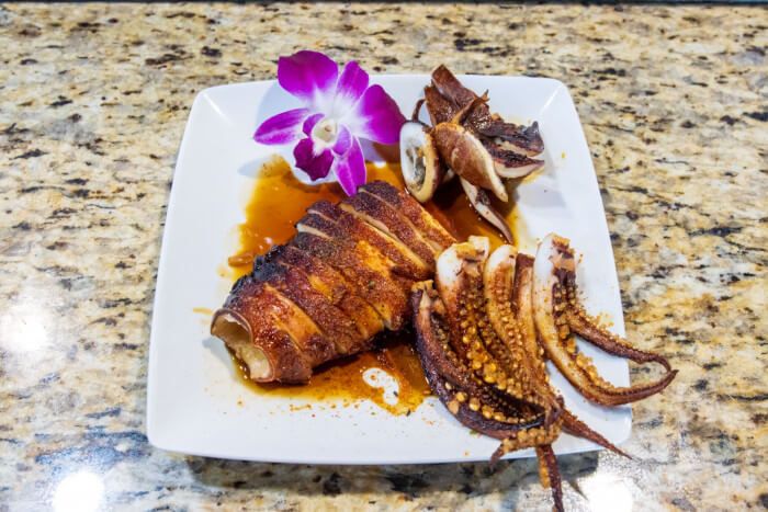 Grilled Bbq Squid
