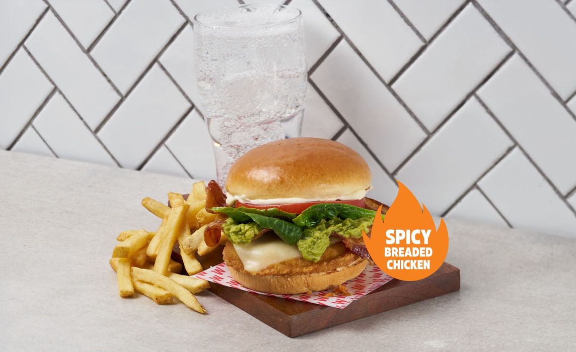 Spicy Avocado Chicken Club Combo - Large