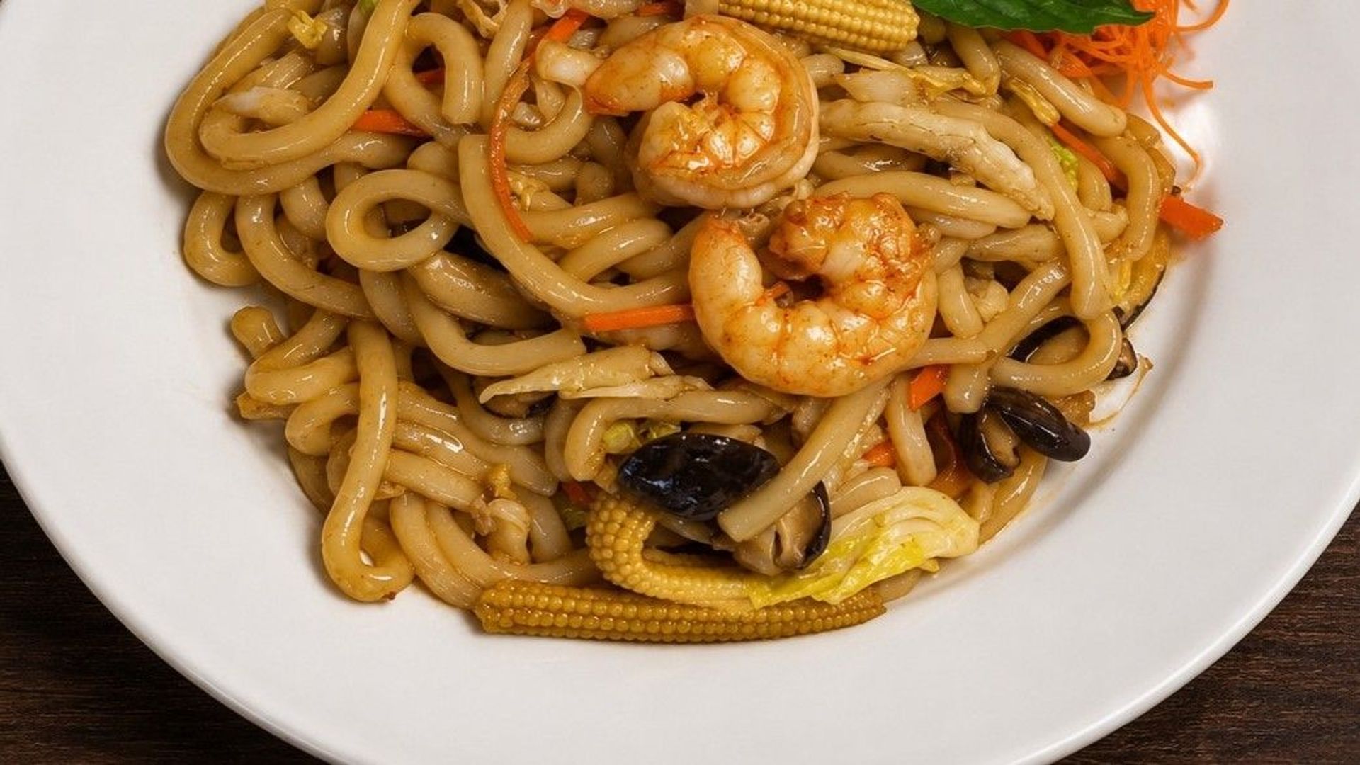 Shrimp Yaki Udon