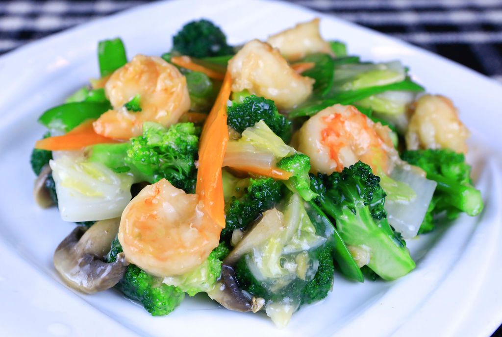 S3. Shrimp With Mixed Vegetables S3. 素菜虾