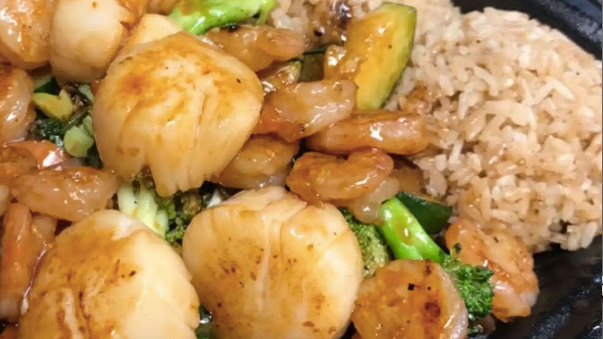 (L)Hibachi Scallops