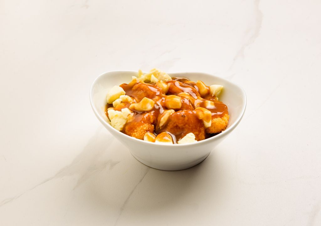 KD Mac & Cheese Bite Poutine