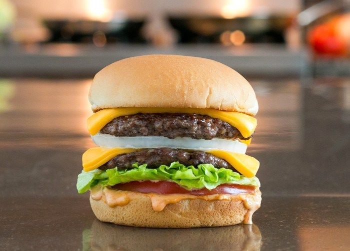 Double cheese burger