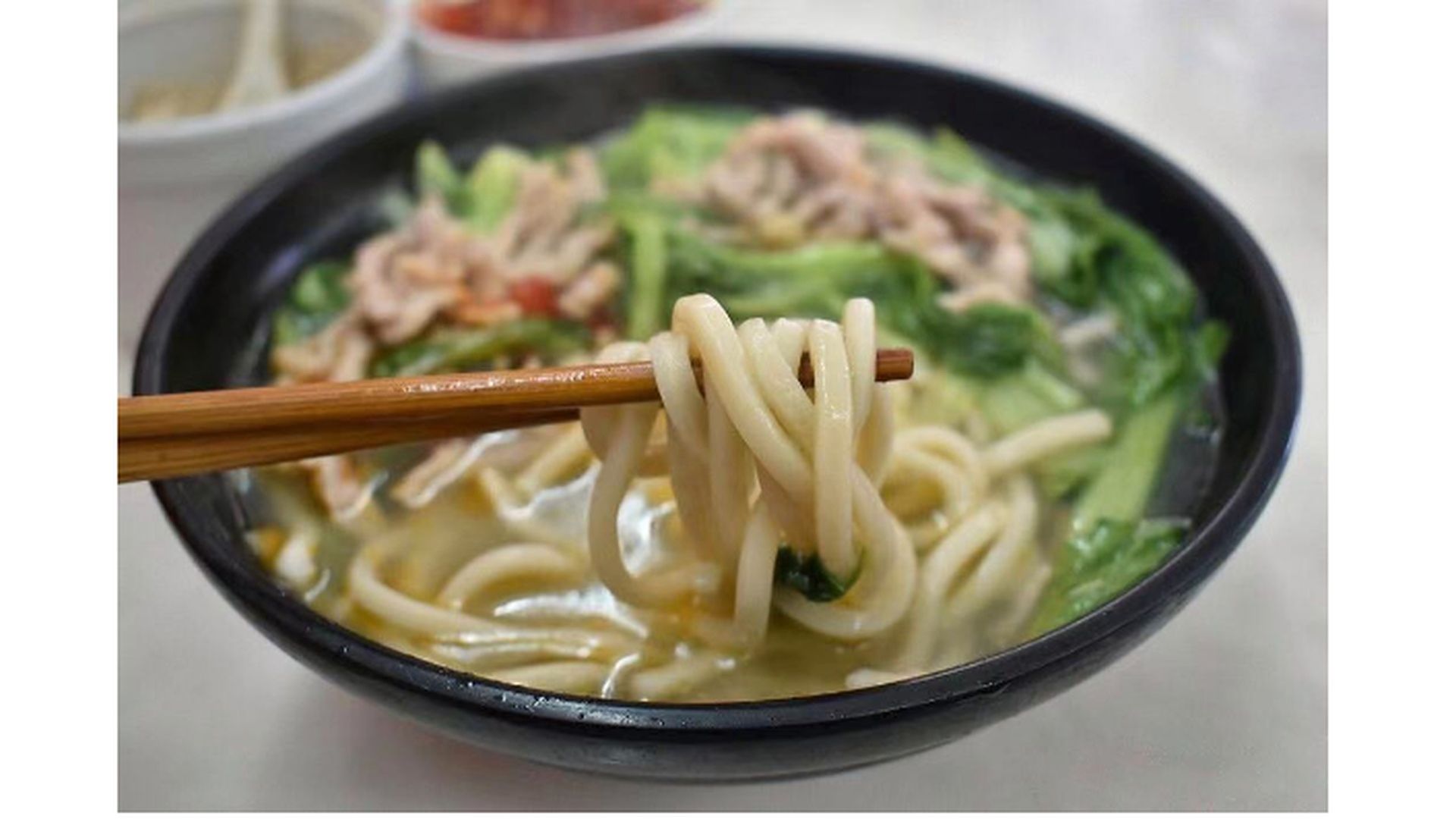 House Noodle Soup-虾肉丝菜汤面