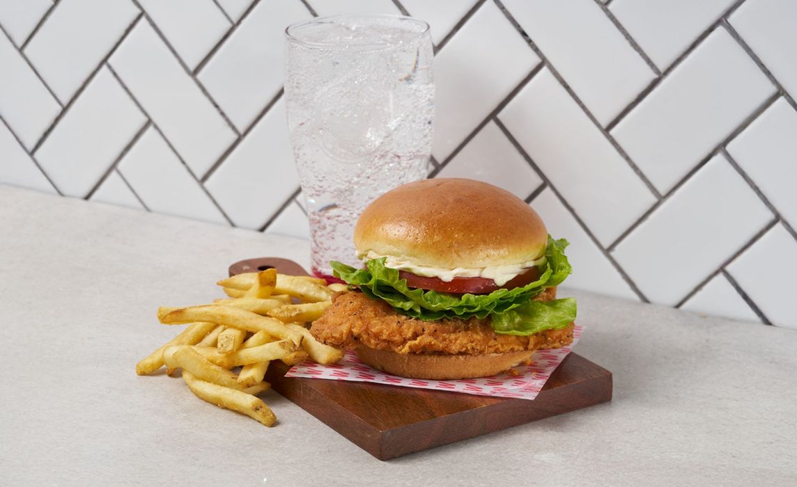 Spicy Chicken Sandwich Combo - Large