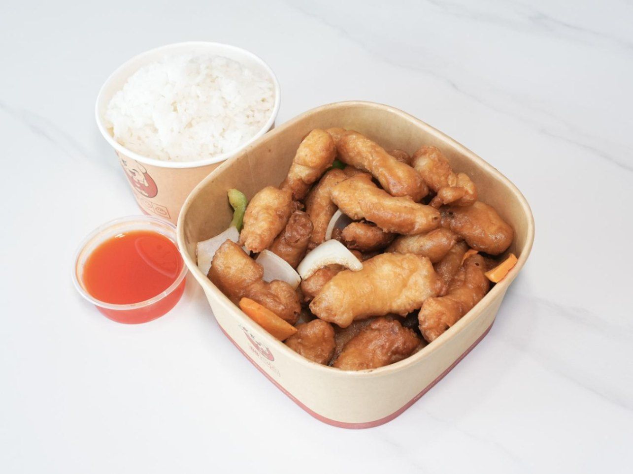 Sweet & Sour Chicken (W. Rice)