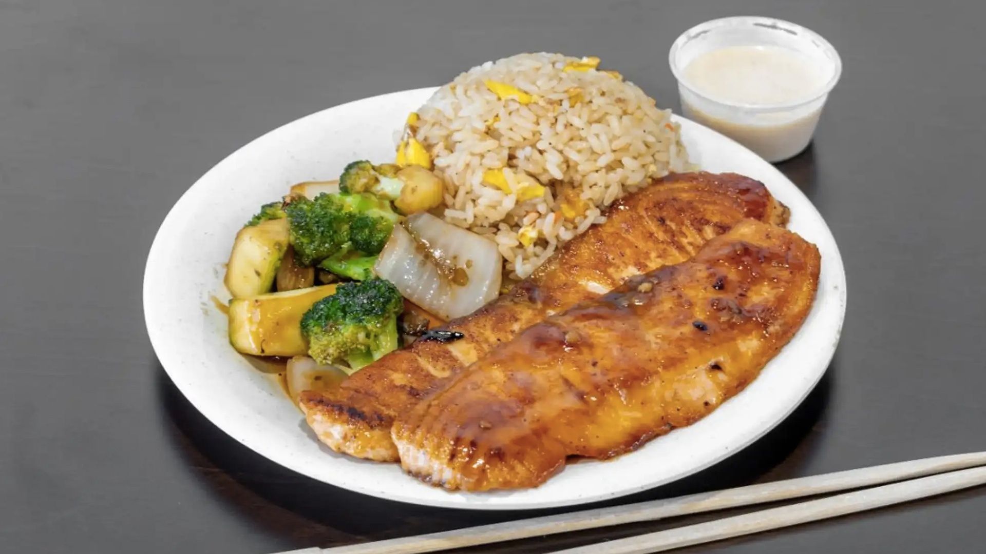 (L)Hibachi Salmon