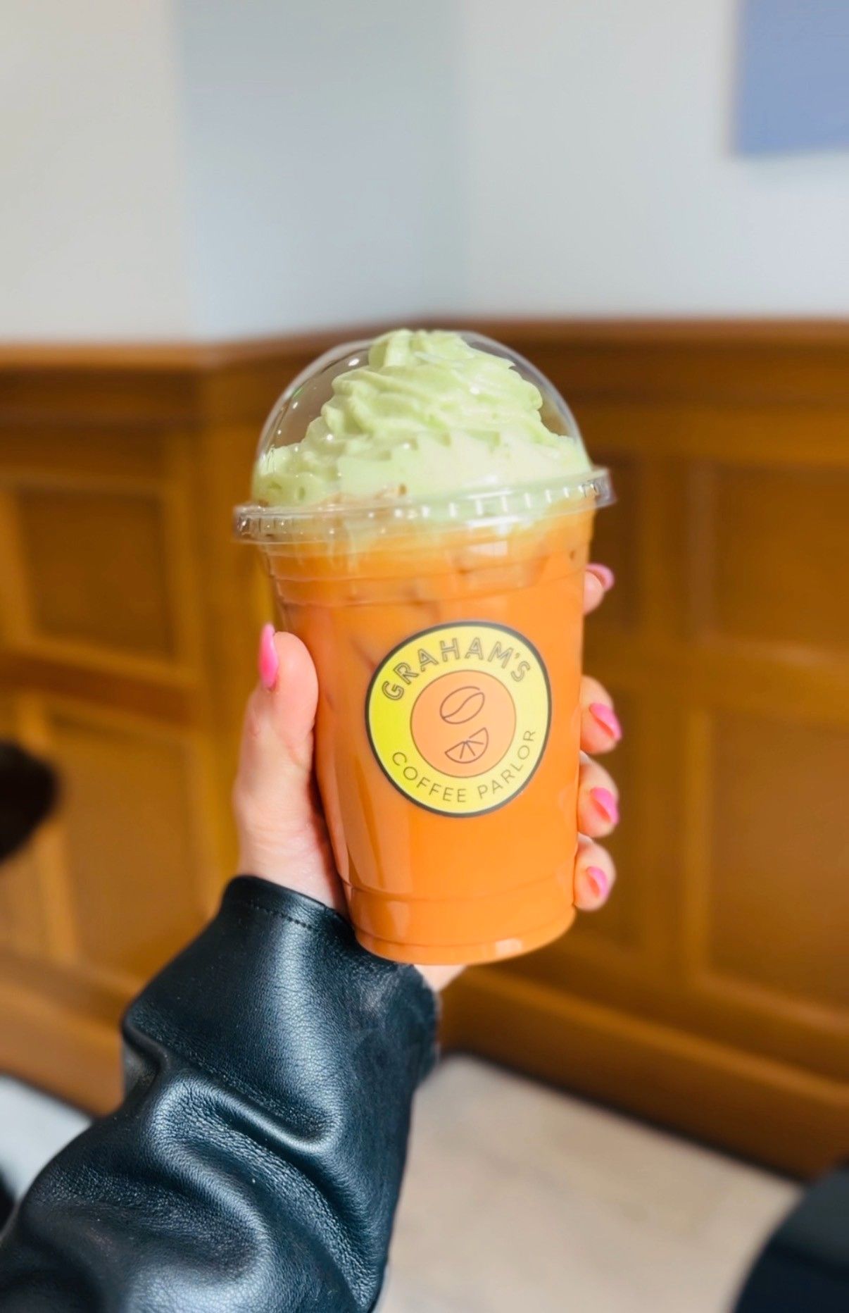 Iced Carrot Cloud Latte