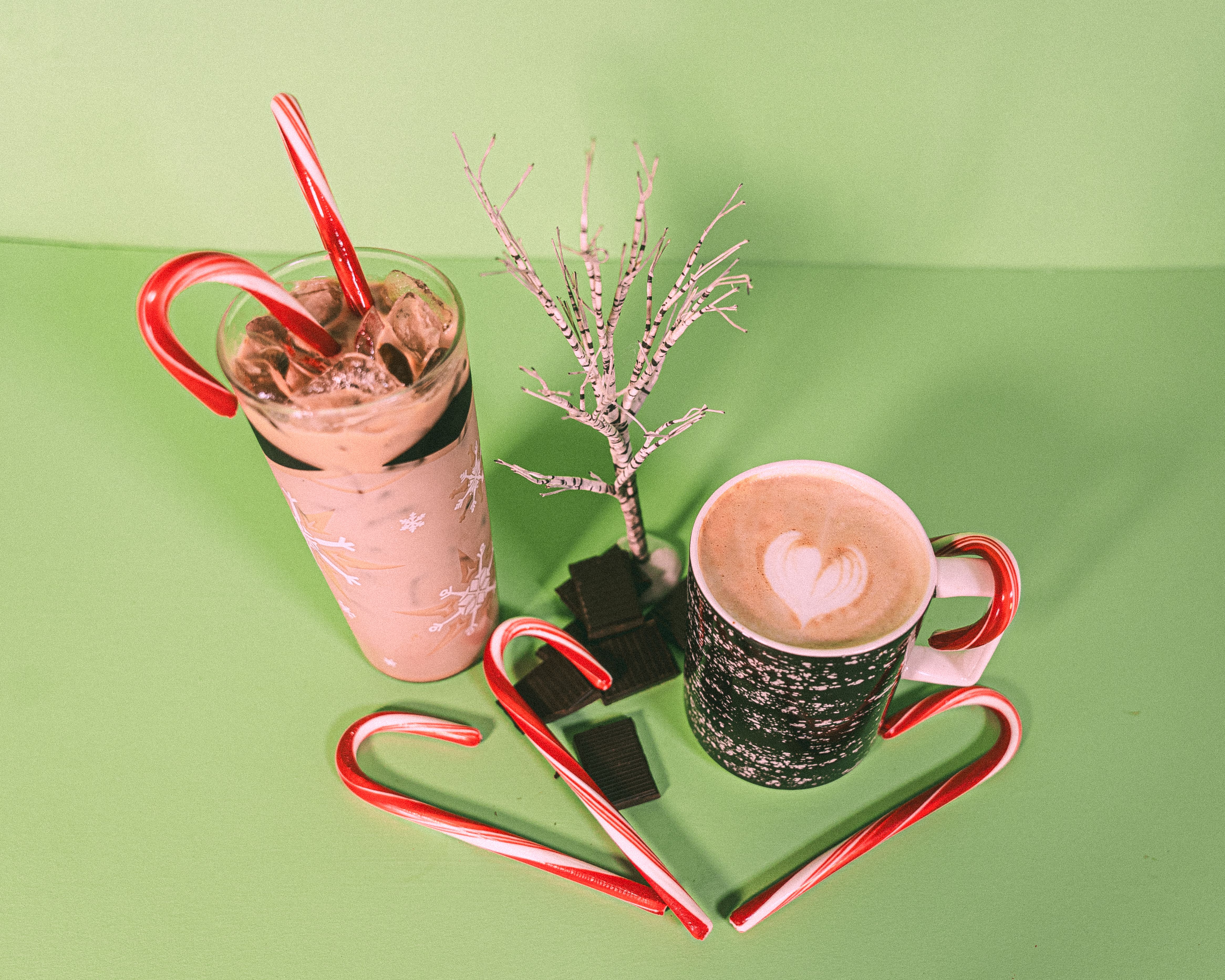 Hot Peppermint Mocha Latte