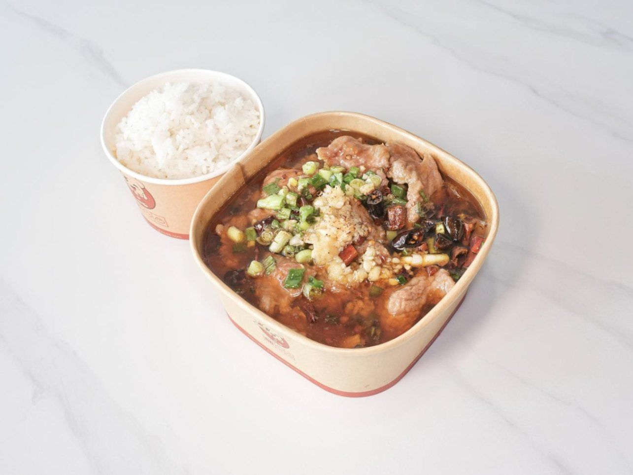 Spicy Beef In Hot Sauce  🌶️🌶️  (W. Rice)