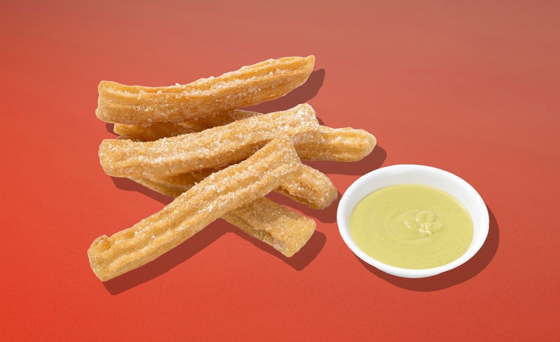 Pistachio churros