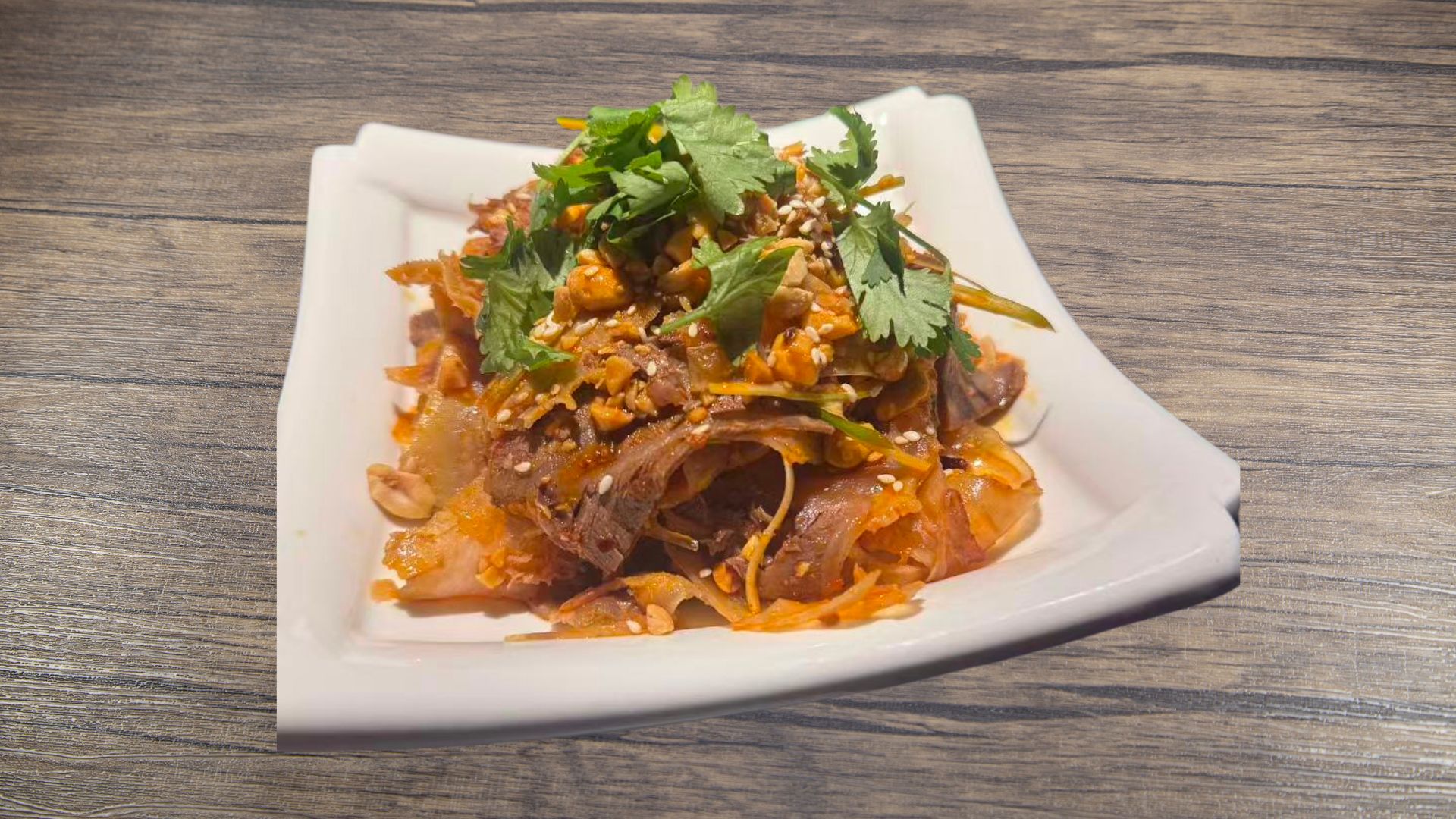 Sliced Beef & Tripe in Spicy Chili Sauce-夫妻肺片