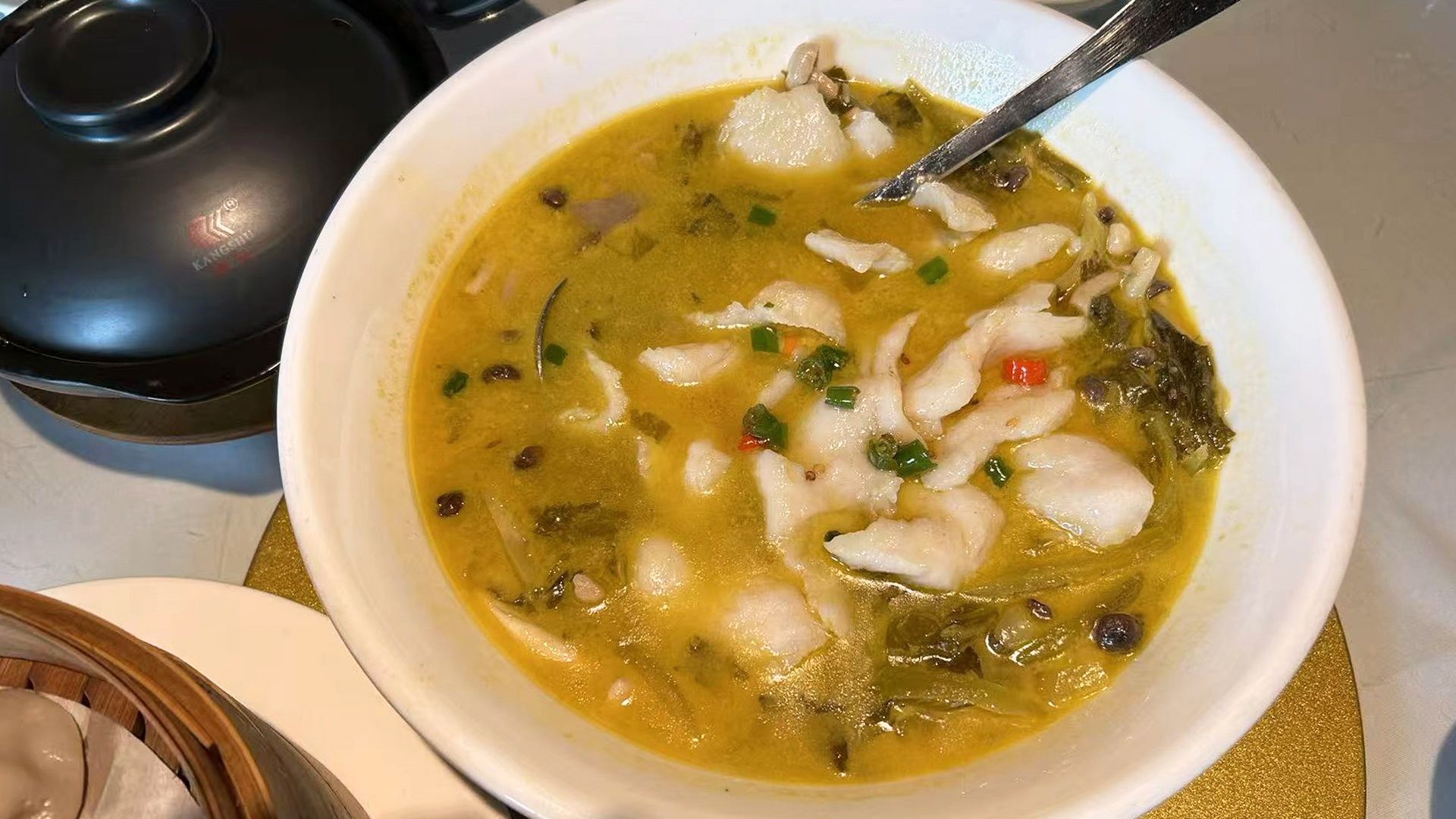 House Fish Stew w. Pickled Cabbage