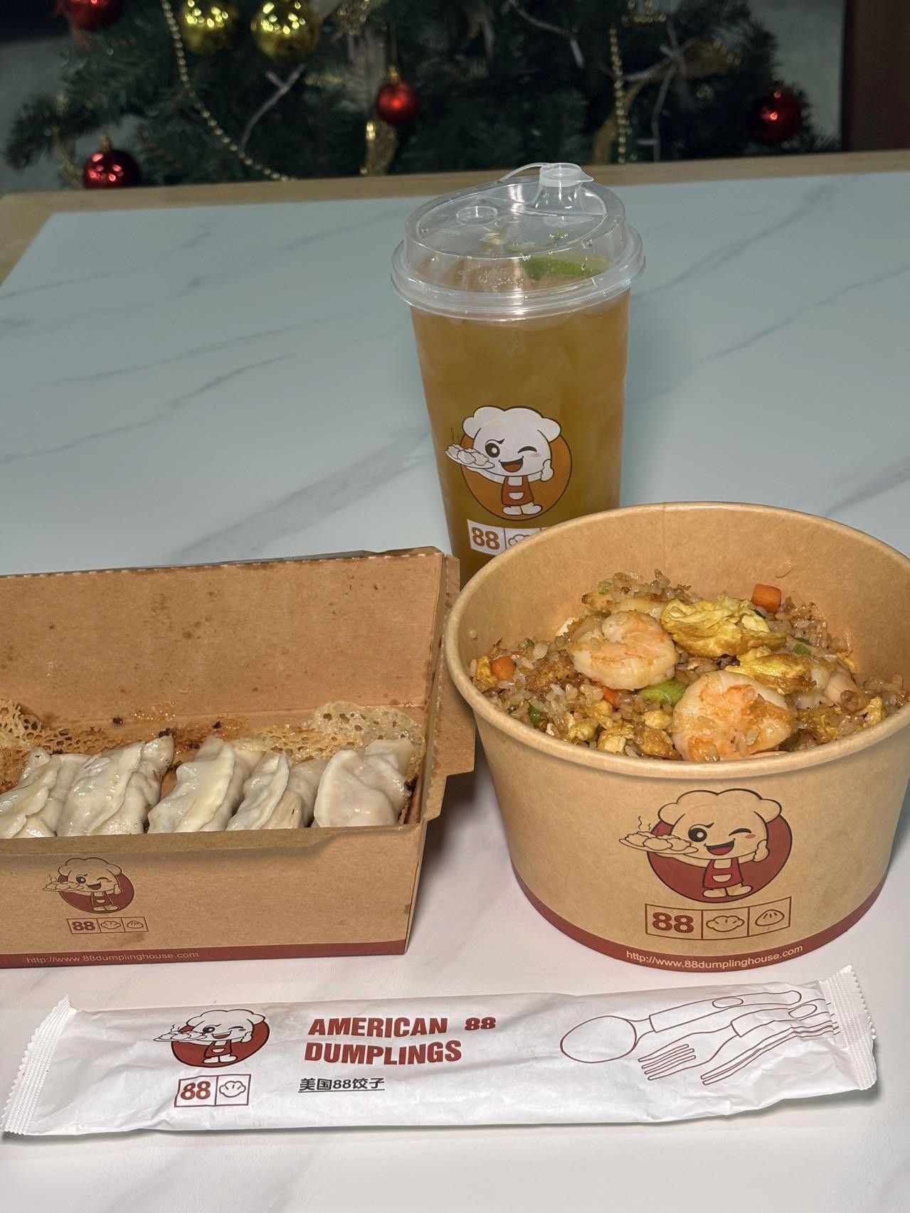 H. Soup Xiao Long Bao 6Pcs + Chicken Fried Rice + Egg Drop Soup