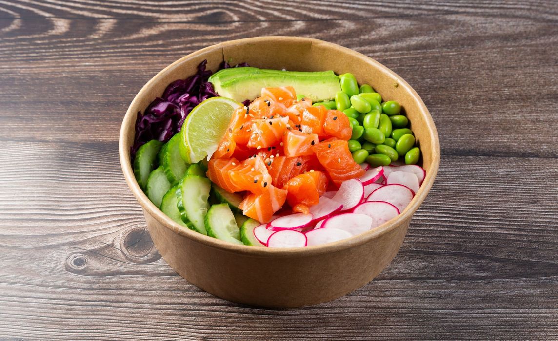 Poke saumon