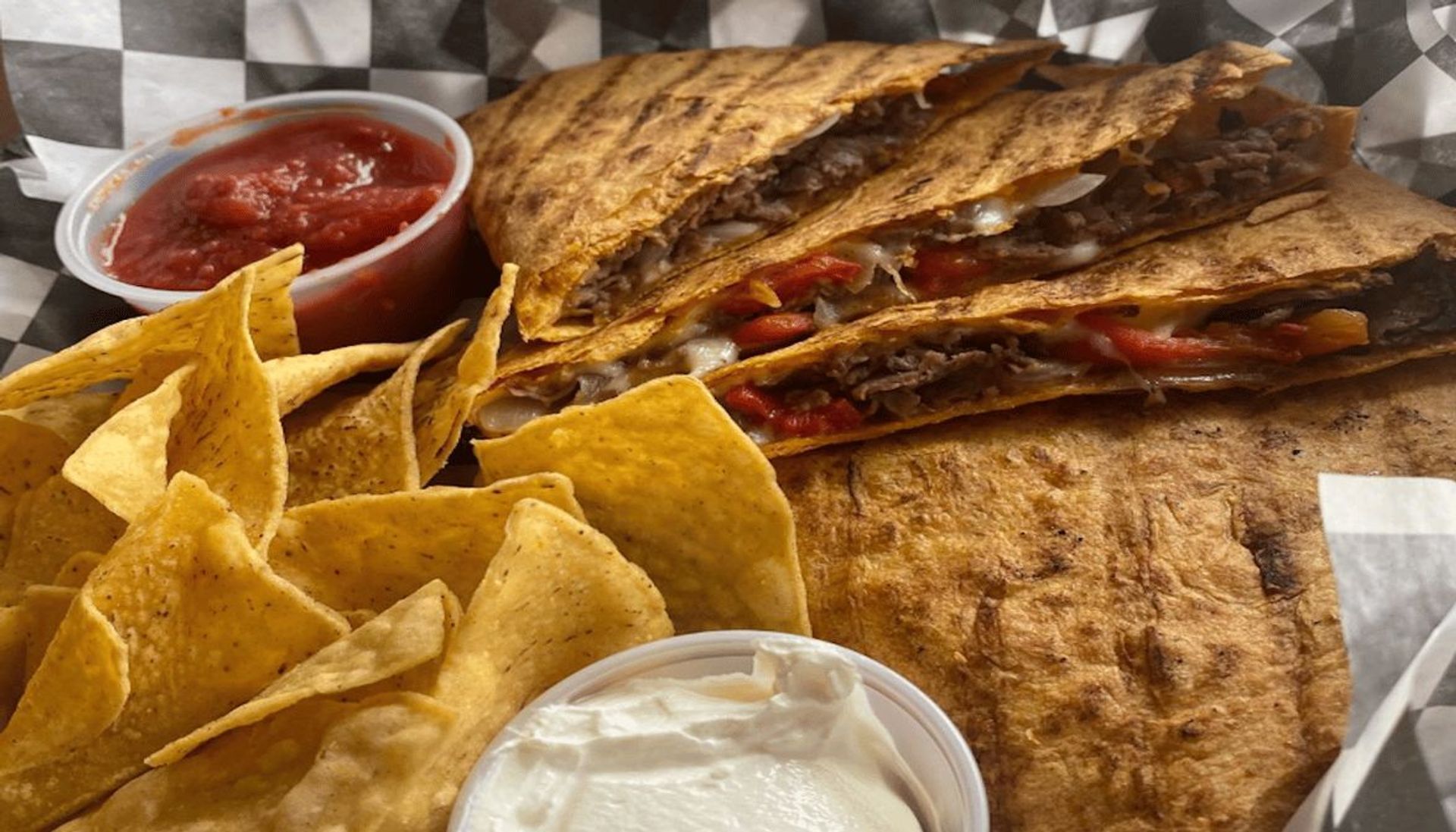 Philly Cheesesteak Quesadilla