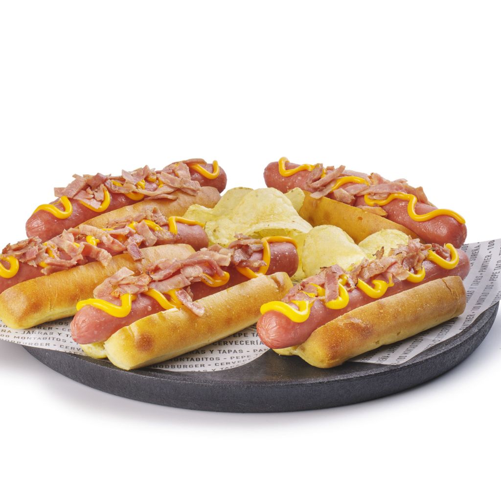 MontyPerros salsa cheddar e bacon