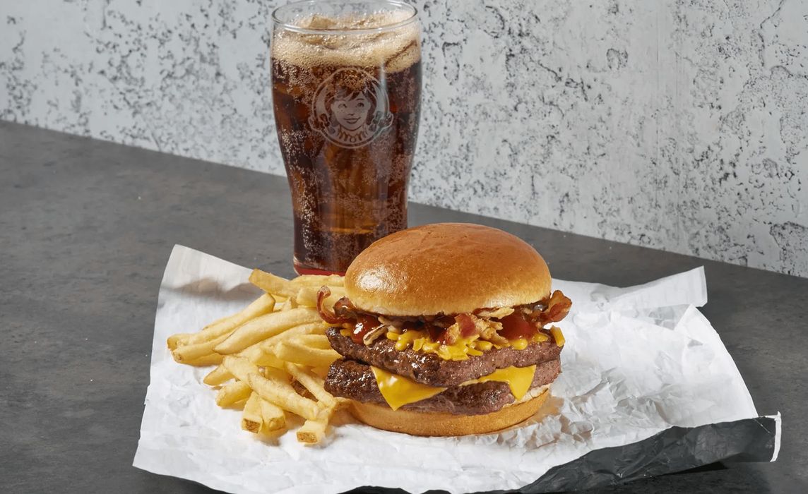 BBQ Bacon Melt Double Cheeseburger Combo - Large