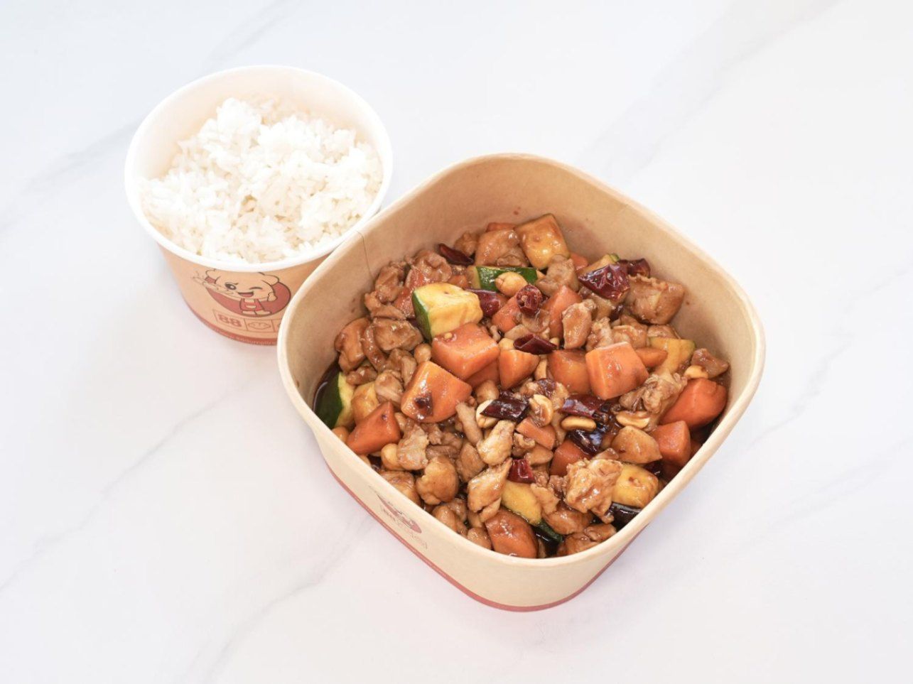 Kung Pao Chicken (W. Rice) 🌶️