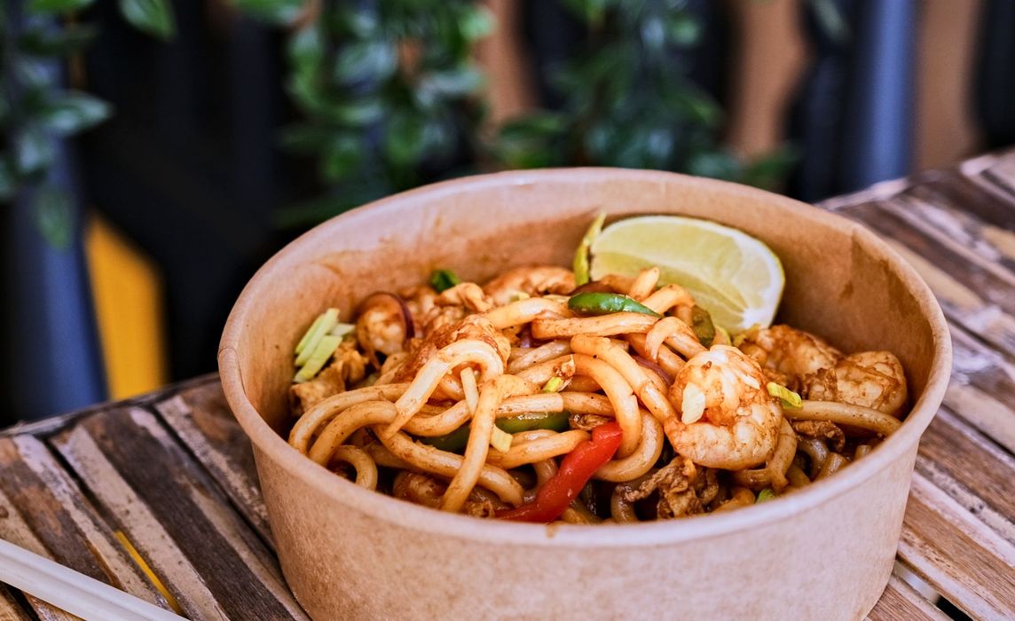 Udon crevettes