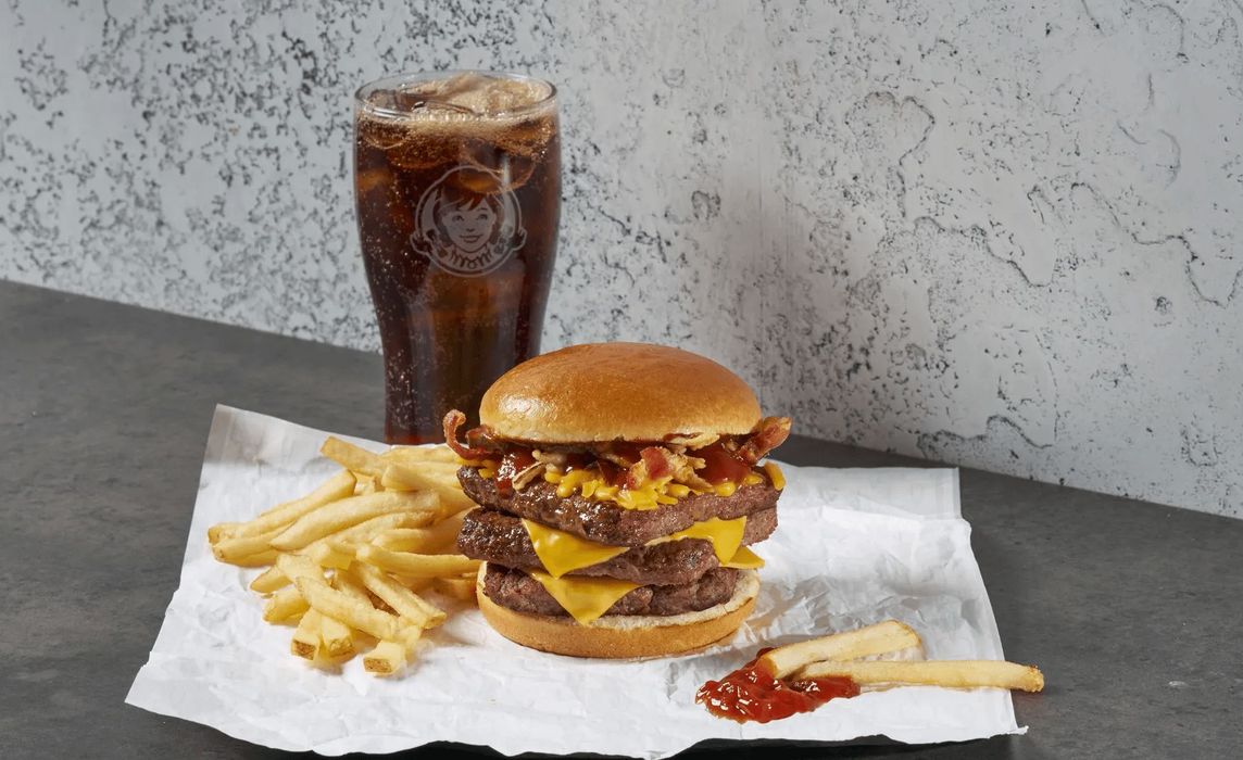 BBQ Bacon Melt Triple Cheeseburger Combo - Large