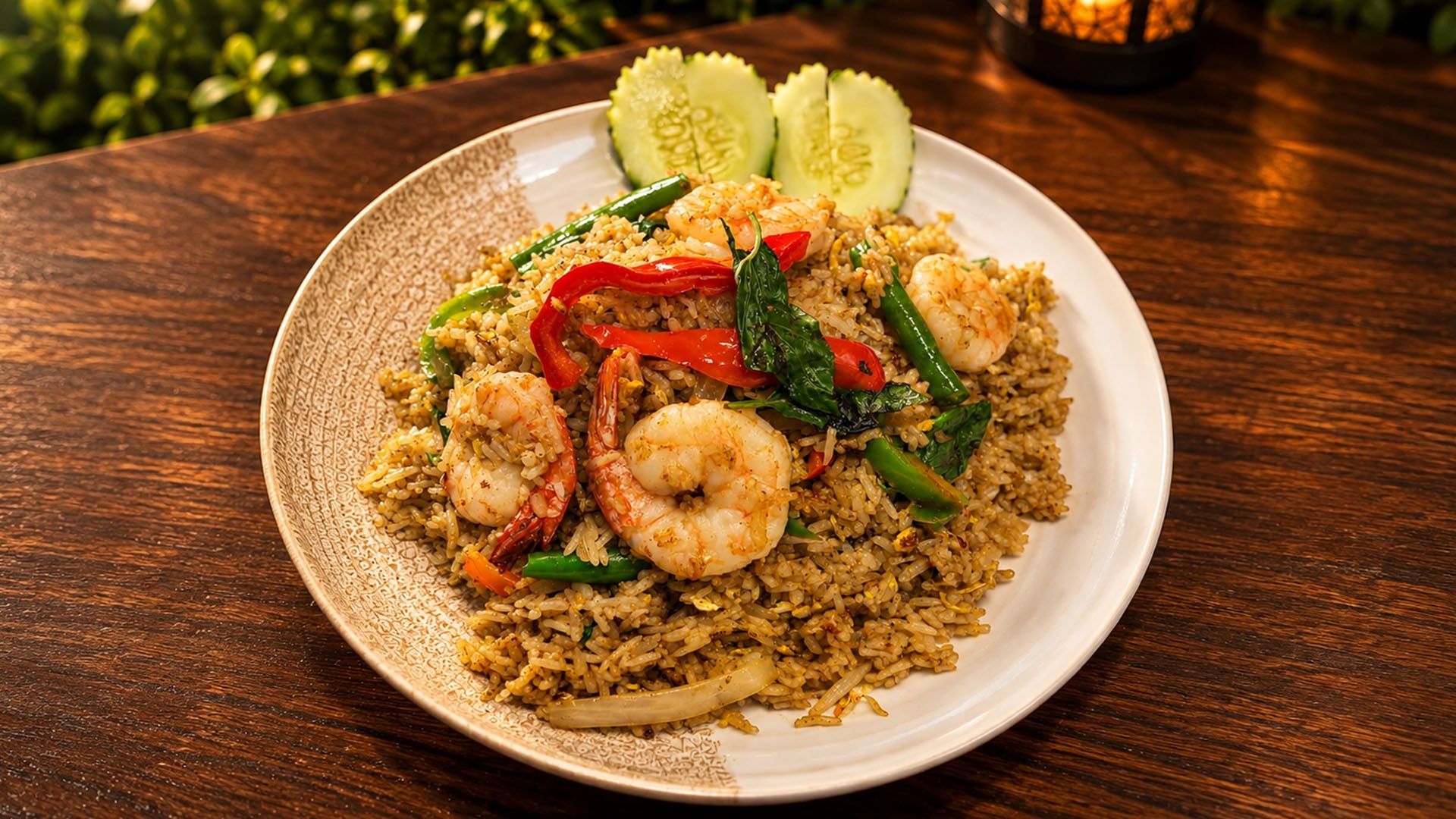 F7.Green Curry Fried Rice
