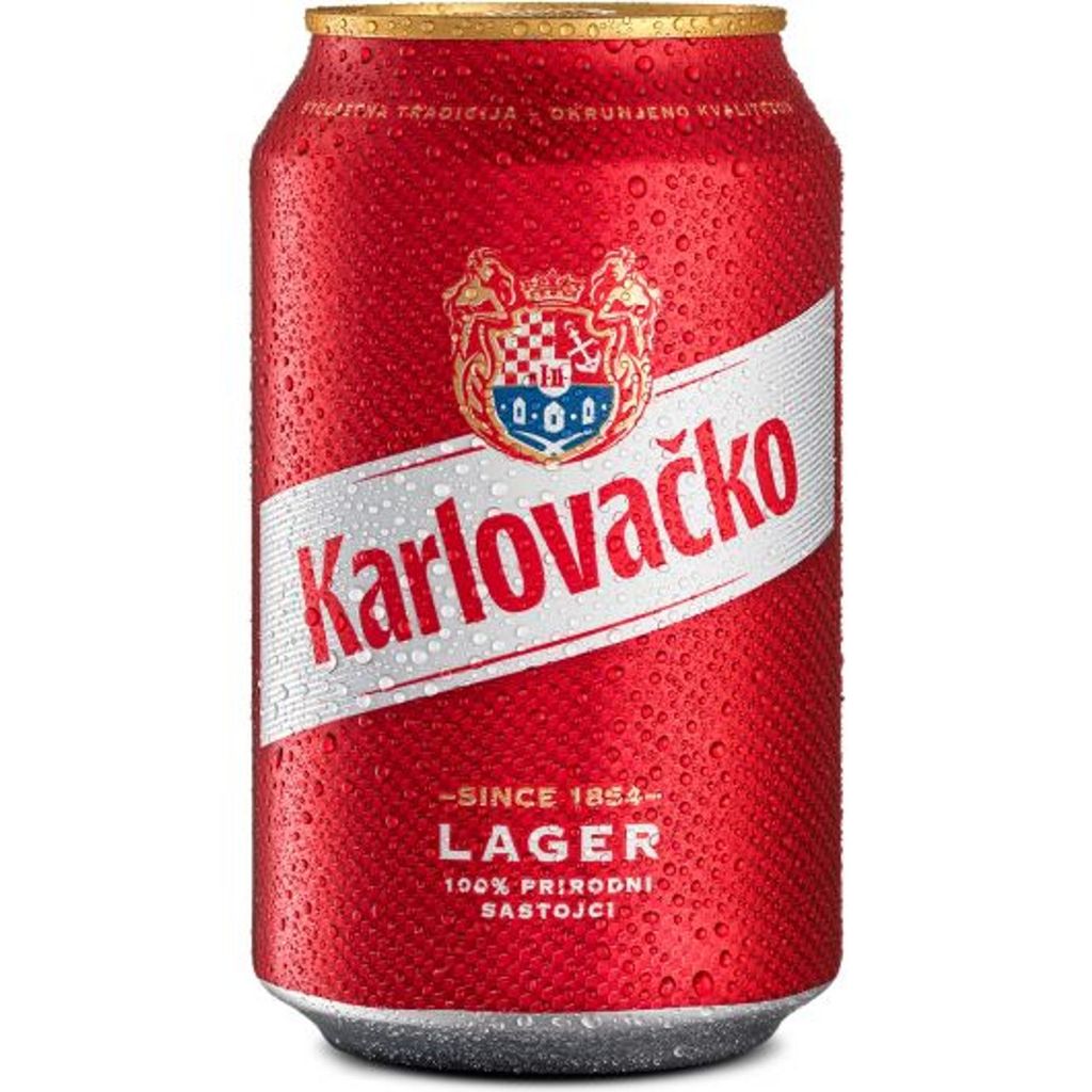 Karlovačko pivo 0,33 l