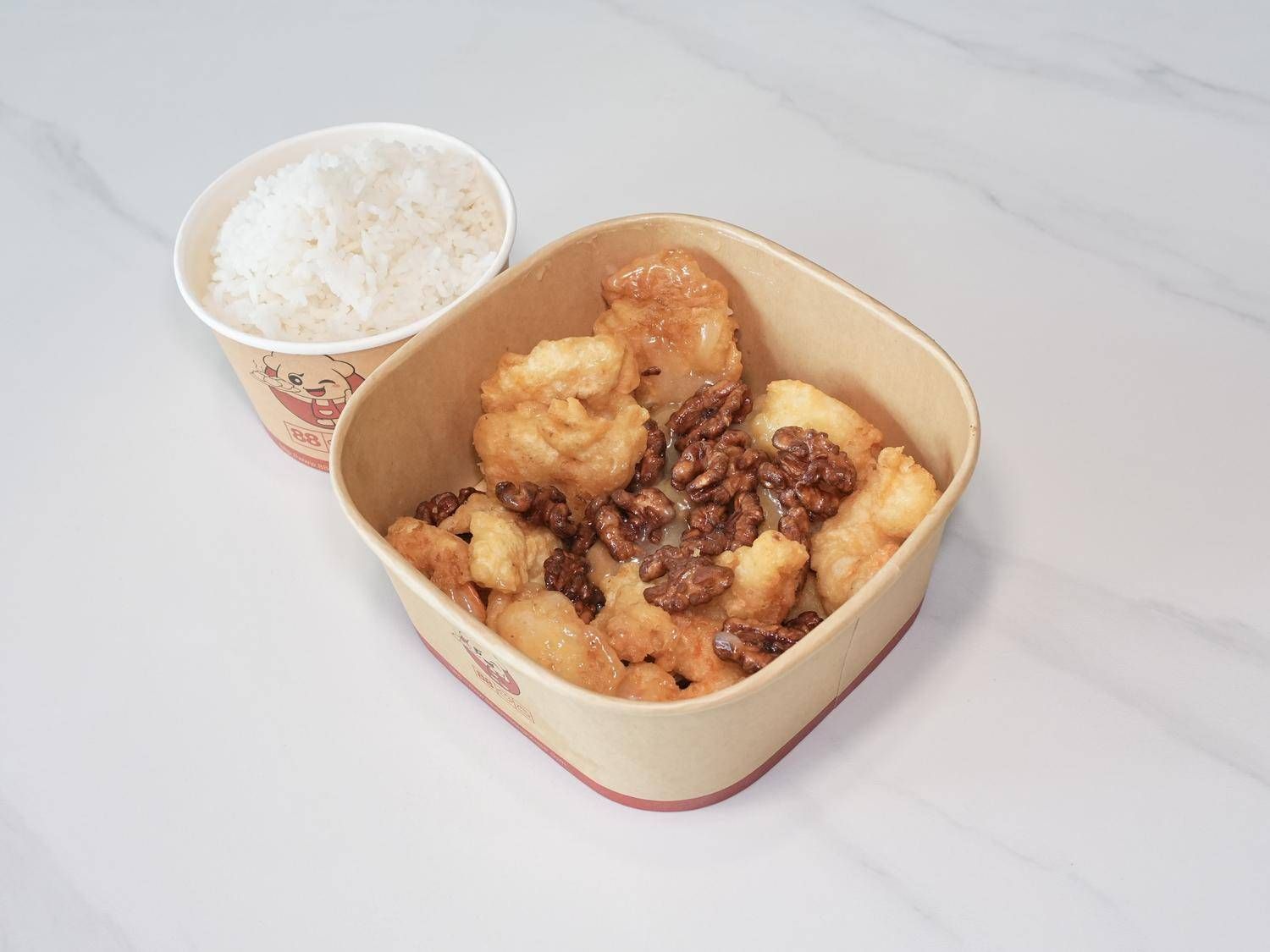 Honey Walnut Shrimp (W. Rice)