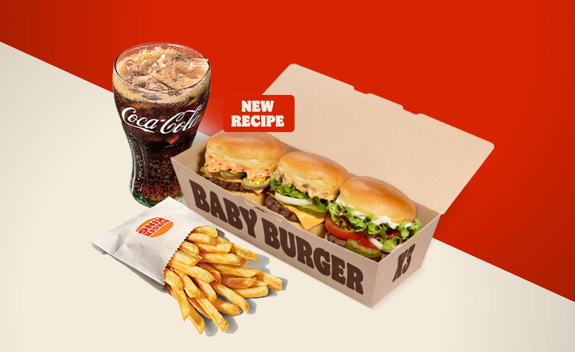 Menu Baby Burger x3