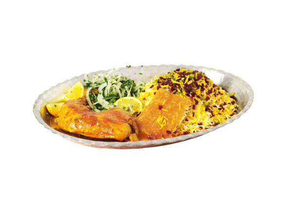 Zereshk Polo with Chicken