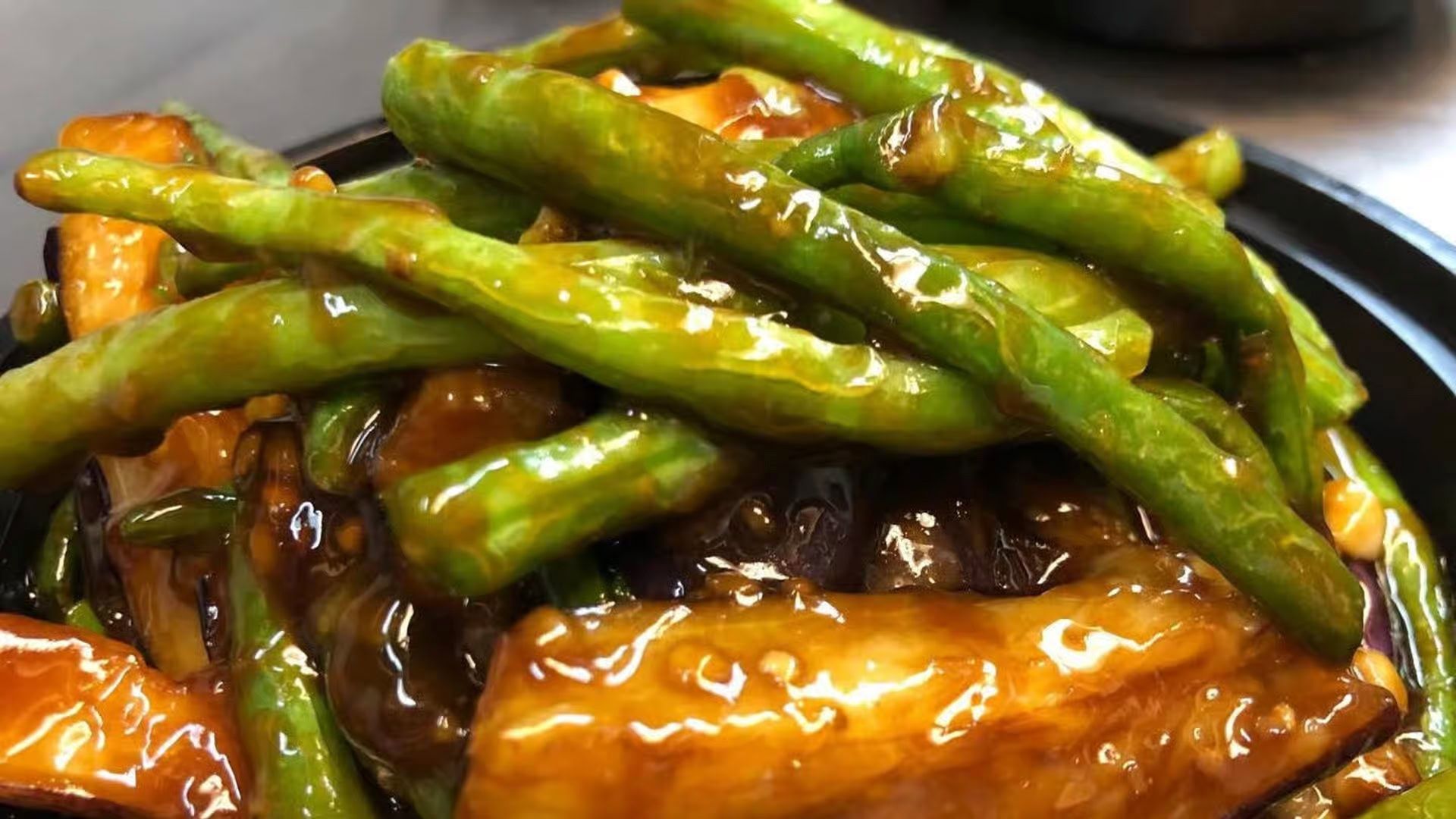 Eggplant & Green Bean
