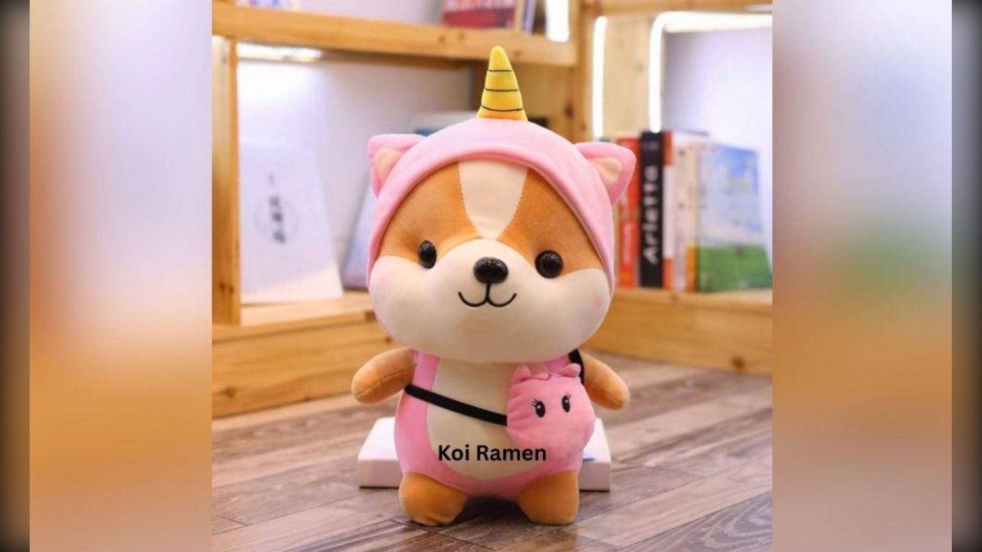 KOI Stuffed Animal--Pink