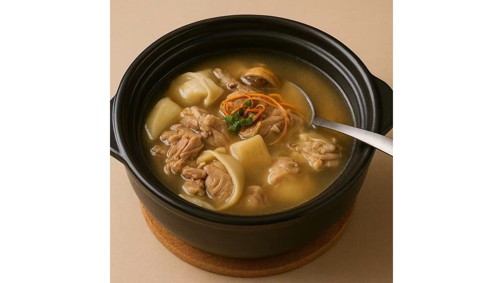 Duck Soup w.Mushroom & Chinese Yam-菌菇山药老鸭汤