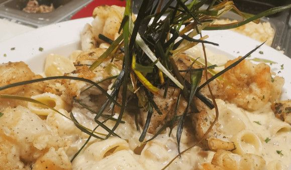 Shrimp Gorgonzola Alfredo