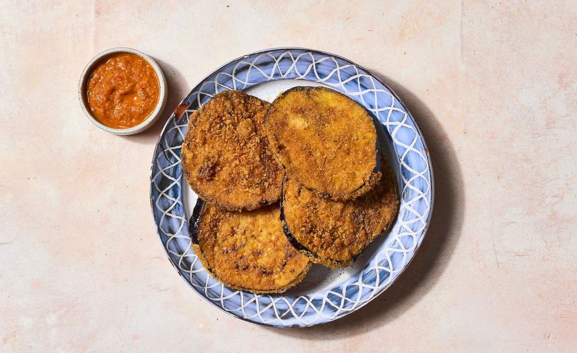 AUBERGINE FRITTERS