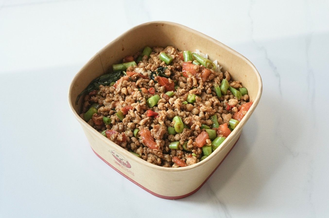 Thai Basil Pork (W. Rice) 🌶️
