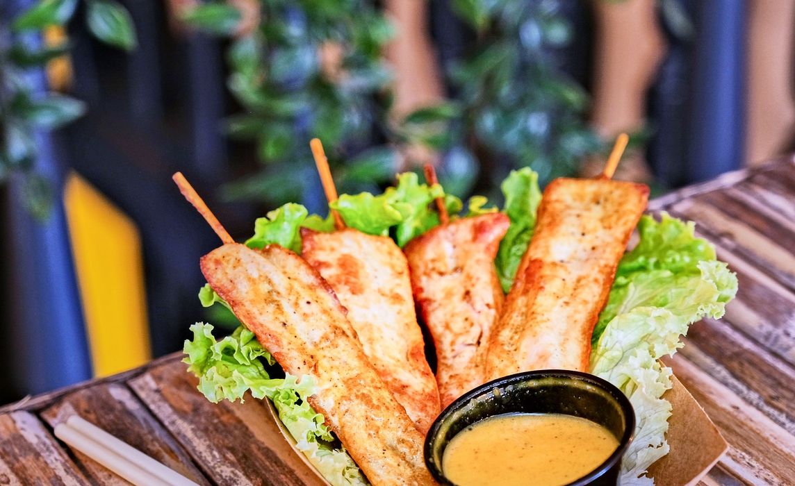Brochettes satay x4