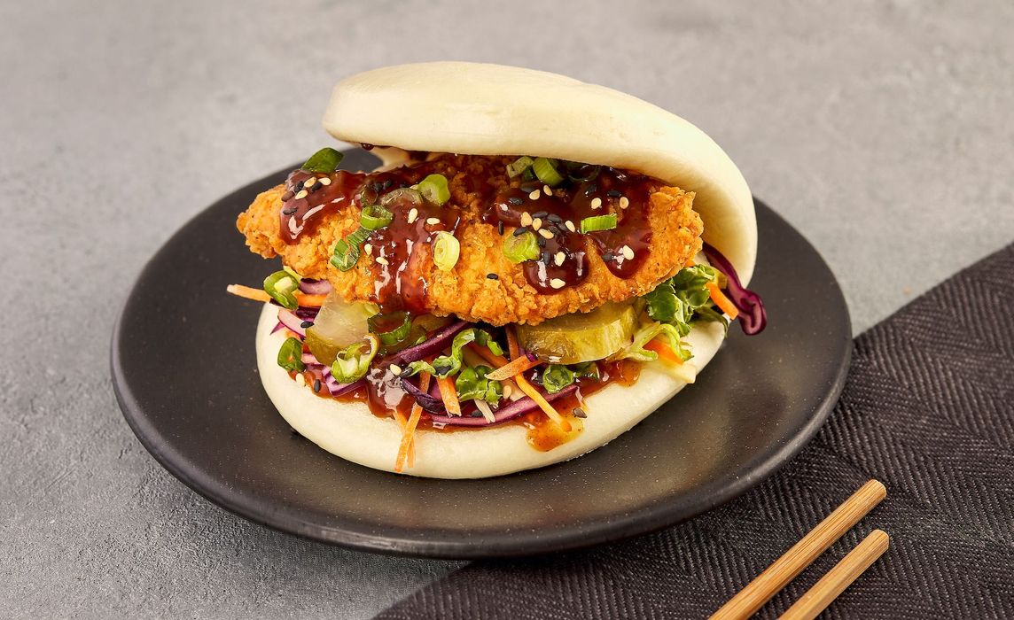 Korean BBQ Chicken Bao