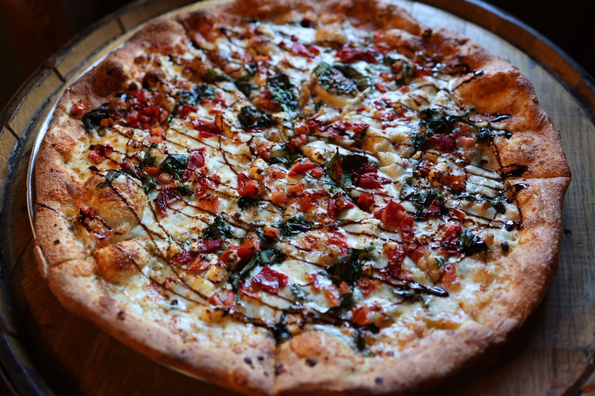 Spinach Feta Pizza