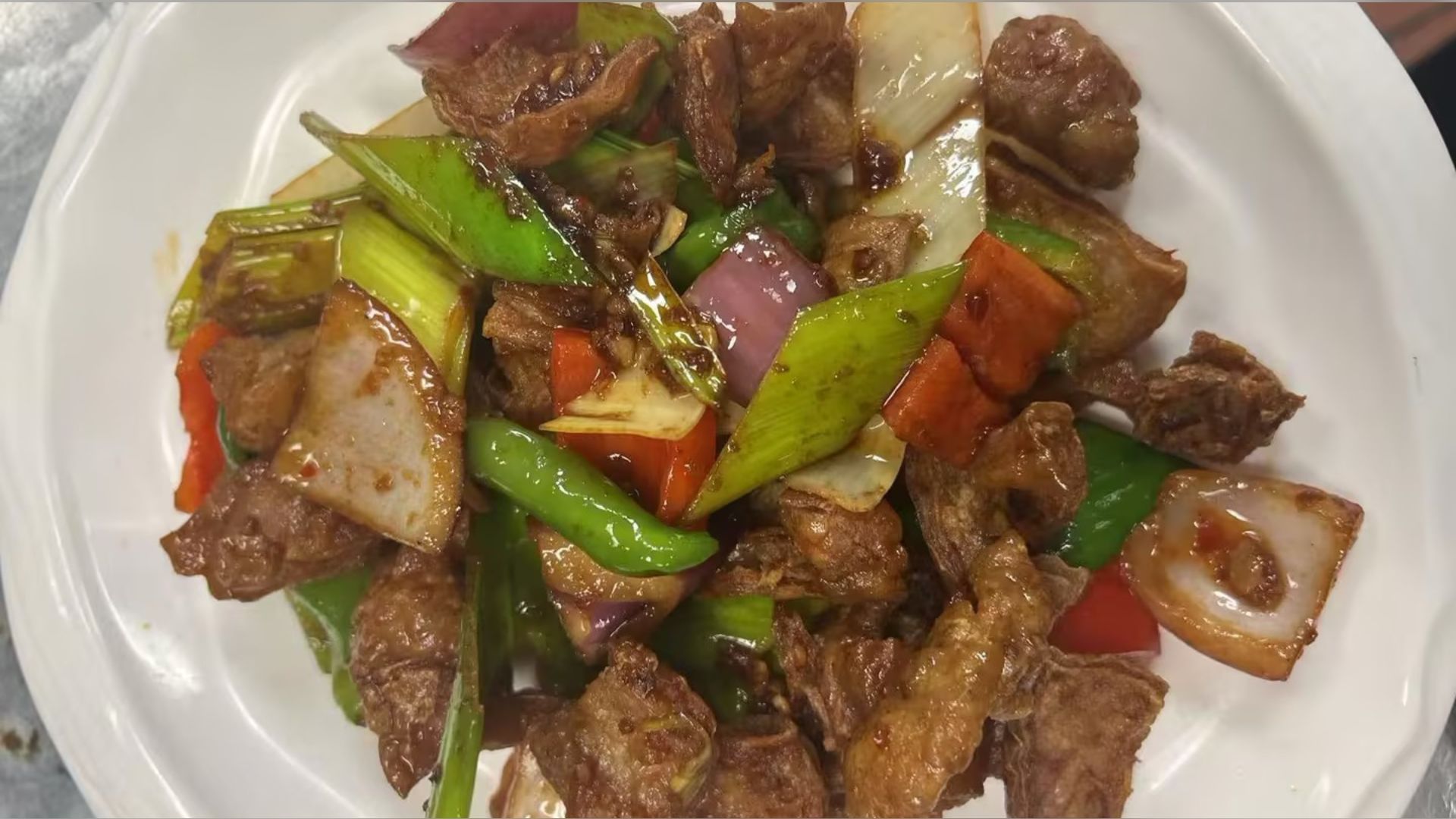 Dry-Fried Crispy Intestine-干煸脆肠