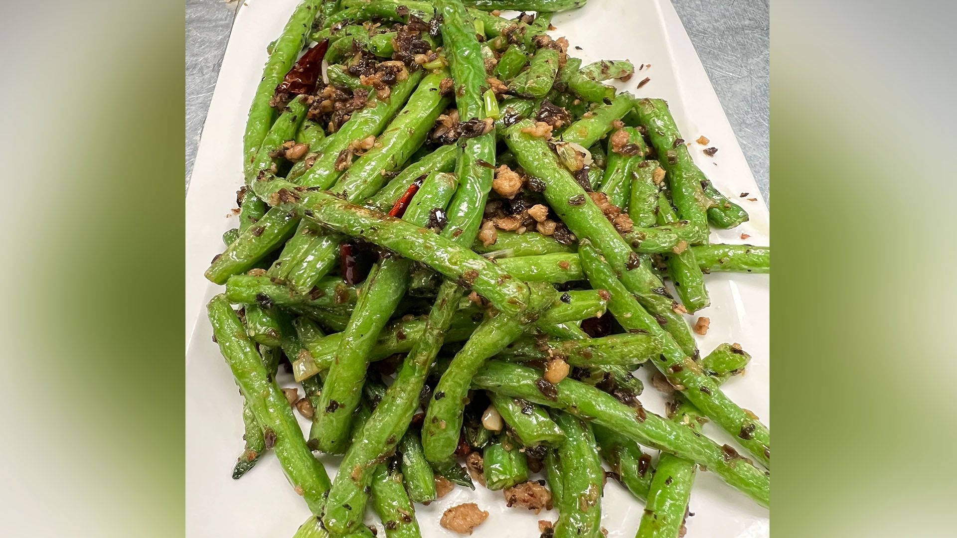 Stir-Fried String Beans-干煸四季豆