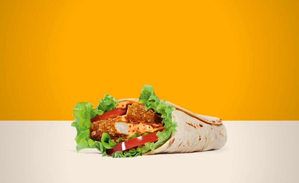 Spicy Crispy Chicken Wrap