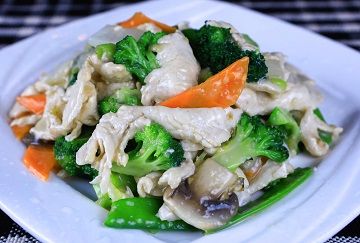 Chicken W. Mixed Vegetables 素菜鸡