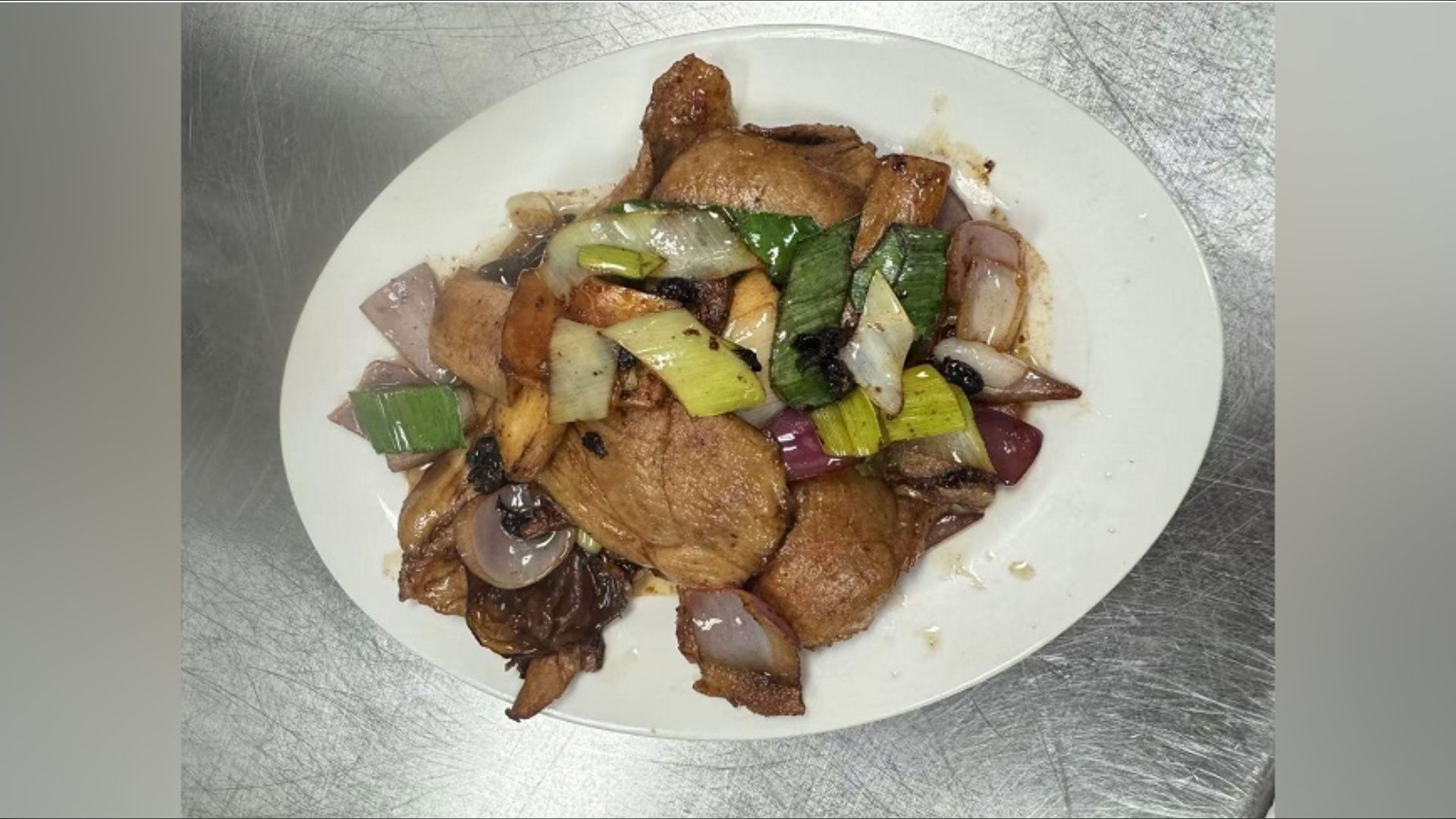 L.Ningbo Style Stir-Fried Pork-午.宁波小炒肉