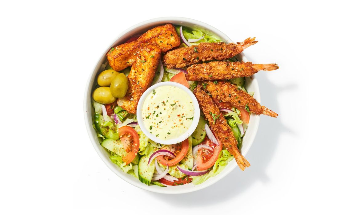 Panko Prawn Bowl