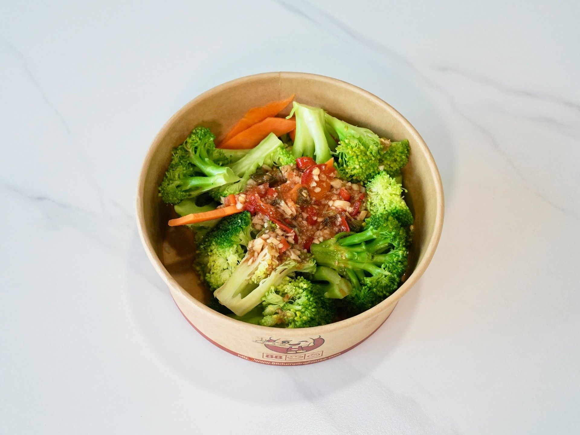 Broccoli With Thai Spicy Sauce