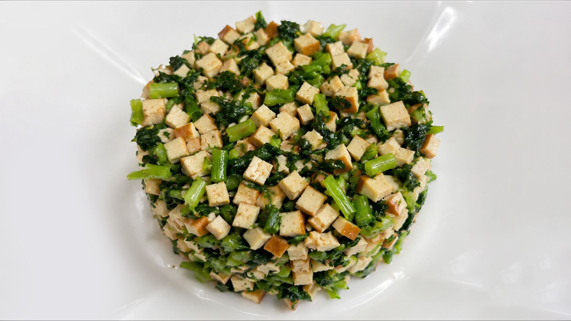 Aster & Pressed Tofu Salad-马兰头拌香干